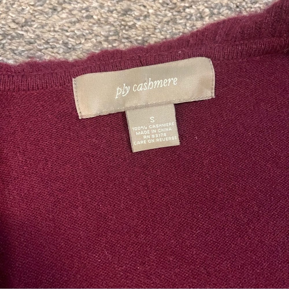 Ply Cashmere Cardigan Sweater - Picture 5 of 5